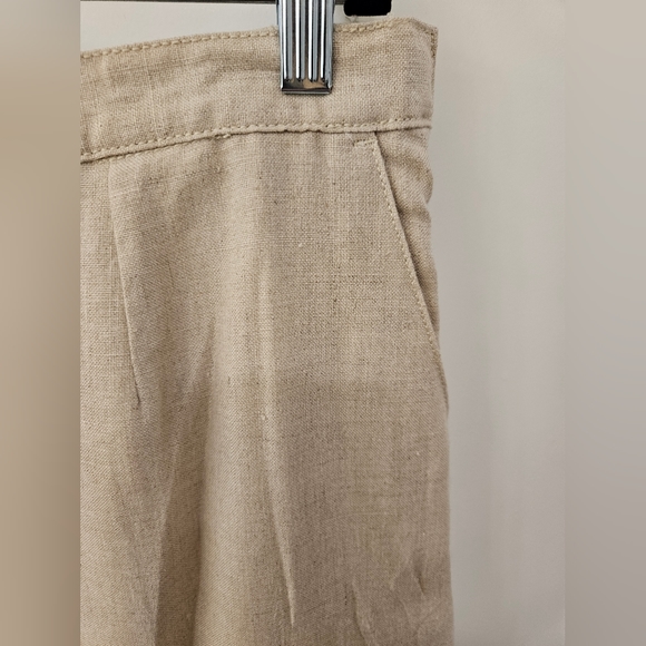 NWT - L.L. Bean Natural Linen Skirt - Size 16 - Picture 6 of 6